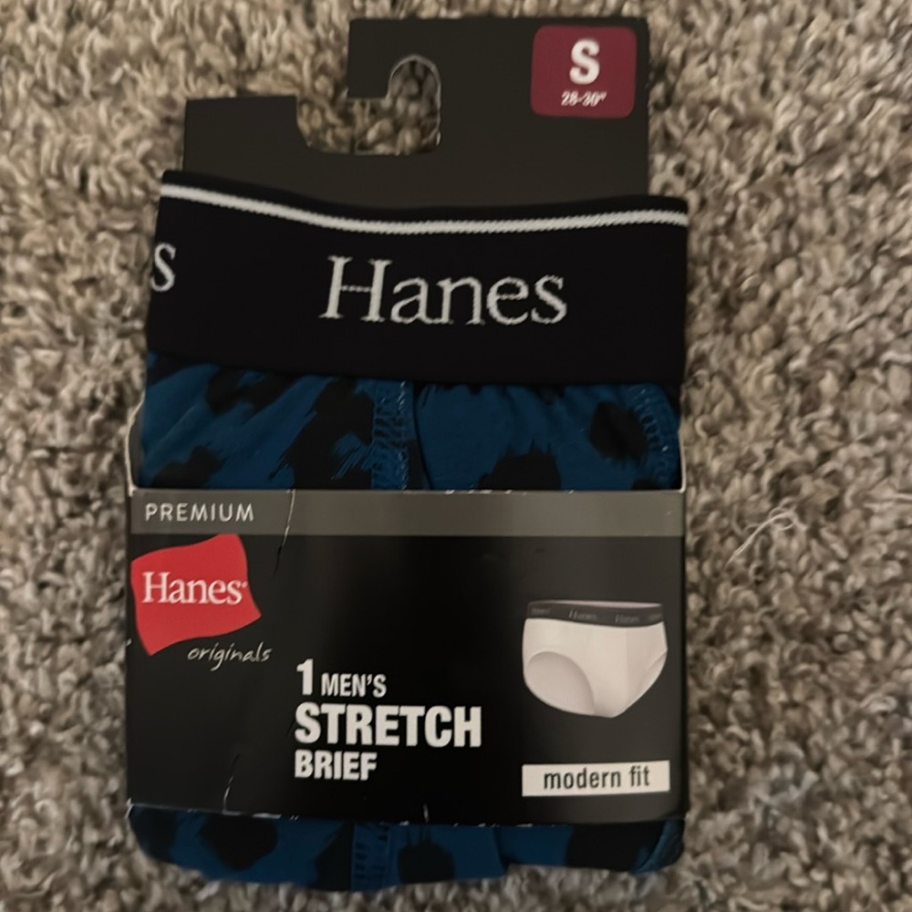 Hanes Originals Stretch Brief Size Small & X-Large